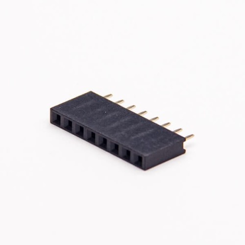 8 Way Female Header Connector 2.54mm Pitch Through Hole (2pcs) 8 Way Female Header Connector 2.54mm Pitch Through Hole (2pcs)