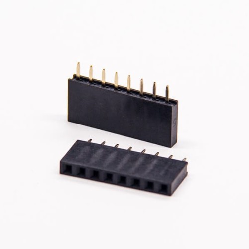 8 Way Female Header Connector 2.54mm Pitch Through Hole (2pcs) 8 Way Female Header Connector 2.54mm Pitch Through Hole (2pcs)
