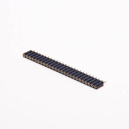 Circular Holes 180 Degree Female Header 2.54mm Pitch 25 Way DIP Circular Holes 180 Degree Female Header 2.54mm Pitch 25 Way DIP