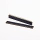 Circular Holes 180 Degree Female Header 2.54mm Pitch 25 Way DIP Circular Holes 180 Degree Female Header 2.54mm Pitch 25 Way DIP