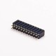 Female Header Circular Holes Dual Row 22 Way 2.54mm Pitch DIP Female Header Circular Holes Dual Row 22 Way 2.54mm Pitch DIP