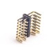 Pin Header 1.27mm Right Angle Dual Row Through Hole 2x7 pin U Type Pin Header 1.27mm Right Angle Dual Row Through Hole 2x7 pin U Type