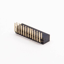 Pin Header Right Angle Female 1.27 2×12 PIN H4.3 DIP Type (2pcs)