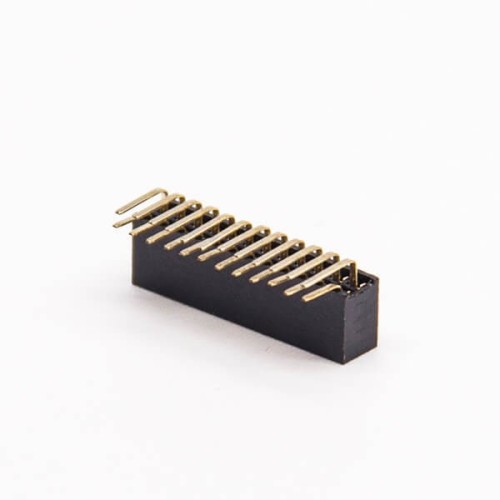 Pin Header Right Angle Female 1.27 2×12 PIN H4.3 DIP Type (2pcs) Pin Header Right Angle Female 1.27 2×12 PIN H4.3 DIP Type (2pcs)
