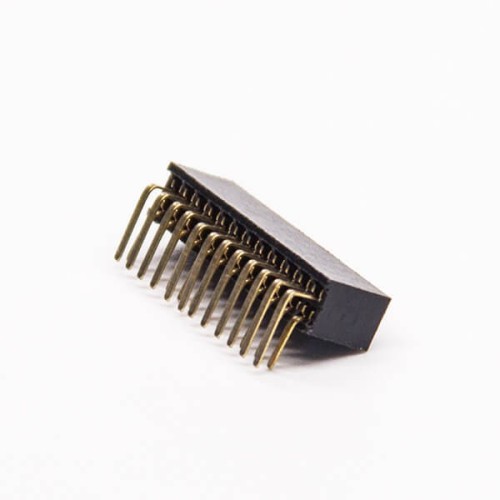 Pin Header Right Angle Female 1.27 2×12 PIN H4.3 DIP Type (2pcs) Pin Header Right Angle Female 1.27 2×12 PIN H4.3 DIP Type (2pcs)