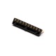 Brass Pogo Pin Connector Multi Pin Series 2.2MM Pitch Single Row 10 Pin Side-mounted Brass Pogo Pin Connector Multi Pin Series 2.2MM Pitch Single Row 10 Pin Side-mounted