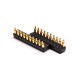 Brass Pogo Pin Connector Multi Pin Series 2.2MM Pitch Single Row 10 Pin Side-mounted Brass Pogo Pin Connector Multi Pin Series 2.2MM Pitch Single Row 10 Pin Side-mounted