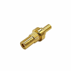Pogo Pin Assembly Gold Plating Shaped Series Plug-in Brass Straight Single Core