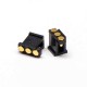 pogo pin connector battery 2 pin 2.5MM pitch side mounted single row pogo pin connector battery 2 pin 2.5MM pitch side mounted single row