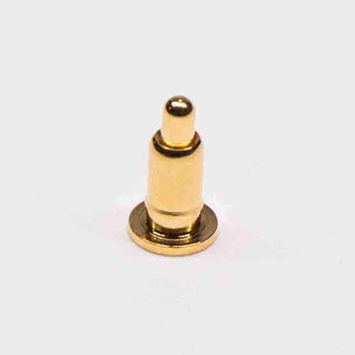 Pogo Pin Crown Head Solder Brass Single Core Shaped Series Side-mounted Gold Plating Pogo Pin Crown Head Solder Brass Single Core Shaped Series Side-mounted Gold Plating