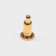 Pogo Pin Crown Head Solder Brass Single Core Shaped Series Side-mounted Gold Plating Pogo Pin Crown Head Solder Brass Single Core Shaped Series Side-mounted Gold Plating