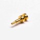 Pogo Pin Probe Connector Plug-in Brass Gold Plating Single Core Solder Shaped Pogo Pin Probe Connector Plug-in Brass Gold Plating Single Core Solder Shaped