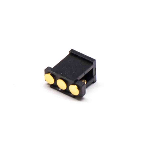 Spring Pogo Pin Connector 3 Pin Single Row 2.5MM Pitch Side-mounted Spring Pogo Pin Connector 3 Pin Single Row 2.5MM Pitch Side-mounted