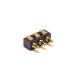 Spring Pogo Pin Connector Solder 3 Pin Brass 2.5MM Multi Pin Series Flat Type Spring Pogo Pin Connector Solder 3 Pin Brass 2.5MM Multi Pin Series Flat Type