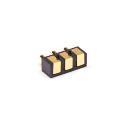 Spring Pogo Pin Connector Solder 3 Pin Brass 2.5MM Multi Pin Series Flat Type