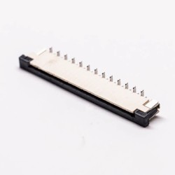 FFC/FPC Connector 13pin 2 Row 0.5mm Slider Type Top Contact Style for PCB