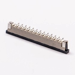 FFC/FPC Connector 13pin 2 Row 0.5mm Slider Type Top Contact Style for PCB