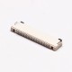 FFC FPC Socket 0.5mm Horizontal Type and Dual Contact Style without Lock FFC FPC Socket 0.5mm Horizontal Type and Dual Contact Style without Lock