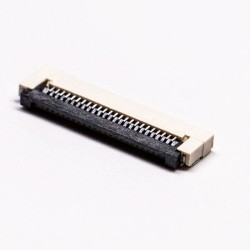 FFC FPC Socket 0.5mm Horizontal Type and Dual Contact Style without Lock