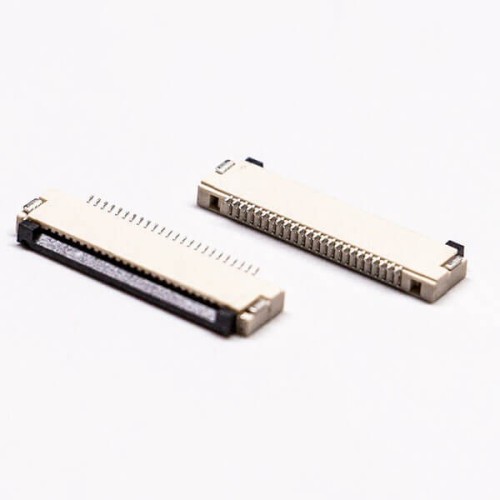 FFC FPC Socket 0.5mm Horizontal Type and Dual Contact Style without Lock FFC FPC Socket 0.5mm Horizontal Type and Dual Contact Style without Lock