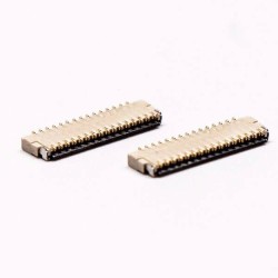FPC 0.3PH 15 PIN SMT Type Front Flip and Bottom Contact Style Socket