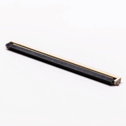 FPC Connector Socket 1.0PH Bottom Contact Style 80pin Slider Type H1.2