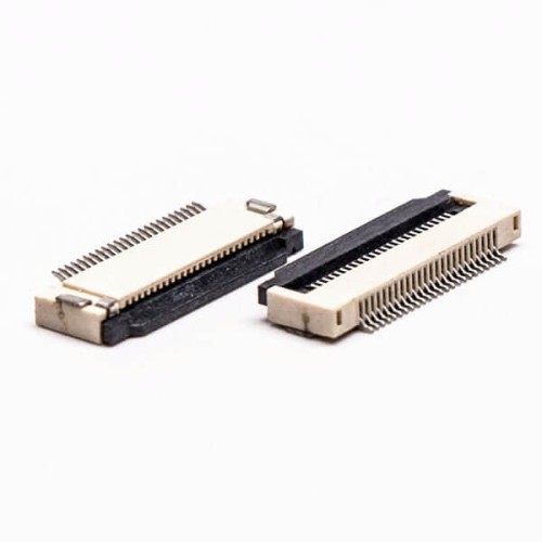 FPC Connectors 0.5MM Pitch 24 Pin Front Flip Bottom Contact Style 2.0H FPC Connectors 0.5MM Pitch 24 Pin Front Flip Bottom Contact Style 2.0H