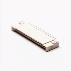 FPC Socket Connector Dual Contact Style 1.0 PH 14 PIN Horizontal Type 2.0H