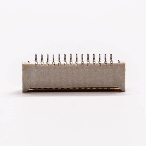 FPC Socket Connector Dual Contact Style 1.0 PH 14 PIN Horizontal Type 2.0H FPC Socket Connector Dual Contact Style 1.0 PH 14 PIN Horizontal Type 2.0H