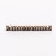 FPC Socket Connector Dual Contact Style 1.0 PH 14 PIN Horizontal Type 2.0H FPC Socket Connector Dual Contact Style 1.0 PH 14 PIN Horizontal Type 2.0H