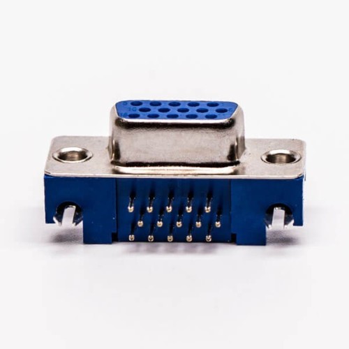 15 Pin HD D sub 90° Degree Blue 3.08 Staking Type Though Hole 20pcs 15 Pin HD D sub 90° Degree Blue 3.08 Staking Type Though Hole 20pcs