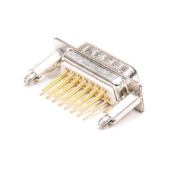 2pcs 15 pin d sub Male Straight Type For PCB Mount Machined Contacts 20pcs