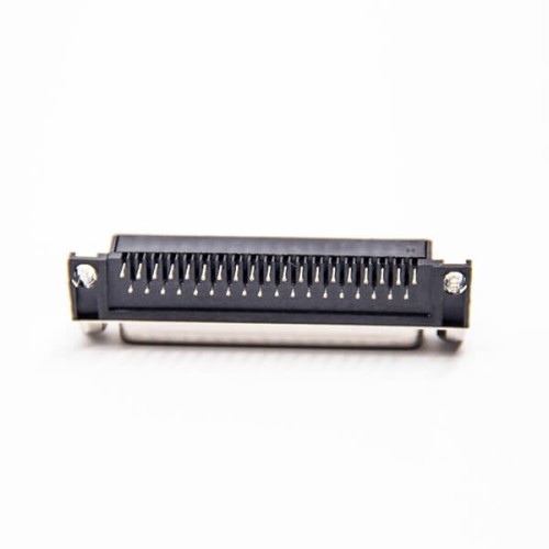 37 Pin D SUB Female Connector Right Angled 90 Degree Through Hole for PCB Mount 37 Pin D SUB Female Connector Right Angled 90 Degree Through Hole for PCB Mount