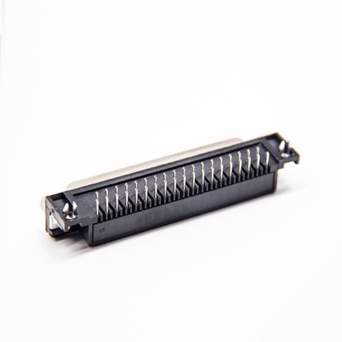 37 Pin D SUB Female Connector Right Angled 90 Degree Through Hole for PCB Mount 37 Pin D SUB Female Connector Right Angled 90 Degree Through Hole for PCB Mount