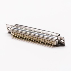 37 Pin D sub Female Connector staking Type Through Hole