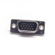 3pcs Vga Connector Male D-SUB 15 Pin Male Solder Cup Connector 3pcs Vga Connector Male D-SUB 15 Pin Male Solder Cup Connector