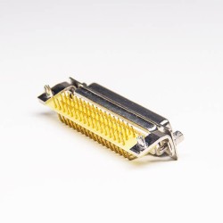 50 Pin Right Angled D SUB Connector Female Staking Type for PCB Mount