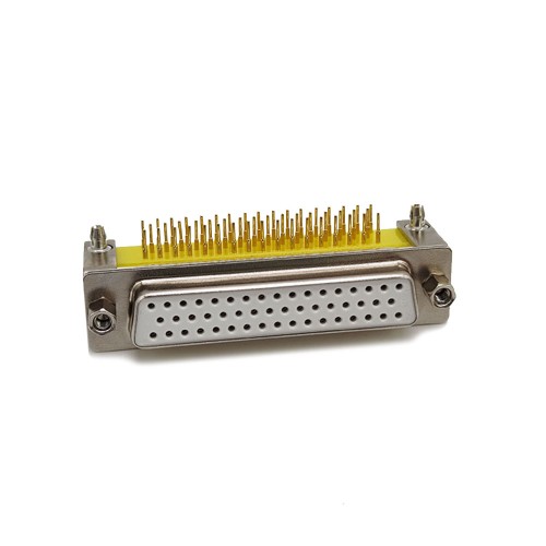 50 Pin Right Angled D SUB Connector Female Staking Type for PCB Mount 50 Pin Right Angled D SUB Connector Female Staking Type for PCB Mount