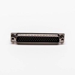 62 Pin D sub Connector Male Straight Staking type Through Hole for PCB Mount