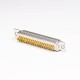 62 Pin High Density D sub Connector Female 180 Degree Solder Type White 62 Pin High Density D sub Connector Female 180 Degree Solder Type White
