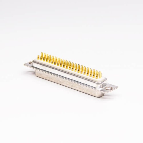 62 Pin High Density D sub Connector Female 180 Degree Solder Type White 62 Pin High Density D sub Connector Female 180 Degree Solder Type White