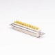 62 Pin High Density D sub Connector Female 180 Degree Solder Type White 62 Pin High Density D sub Connector Female 180 Degree Solder Type White