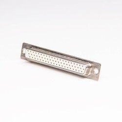 62 Pin High Density D sub Connector Female 180 Degree Solder Type White 20pcs