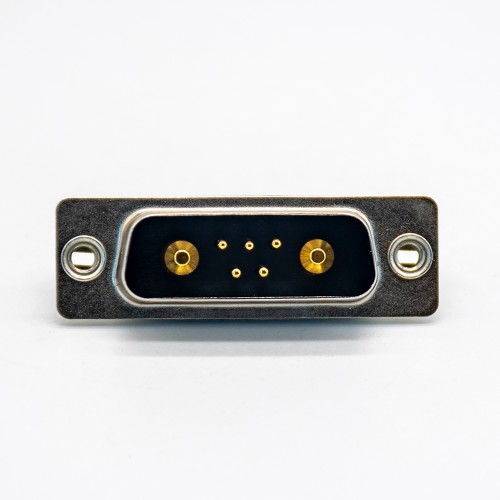 7w2 Combo D sub Connector Male Staking Type Through Hole 7w2 Combo D sub Connector Male Staking Type Through Hole