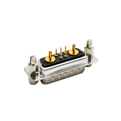 7w2 Combo D sub Connector Male Staking Type Through Hole 7w2 Combo D sub Connector Male Staking Type Through Hole