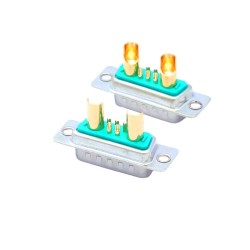 7W2 D-SUB High Current Male Straight Solder Type 10A 20A 30A 40A Machine pin