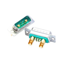7W2 D-SUB High Current Male Straight Solder Type 10A 20A 30A 40A Machine pin