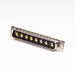 8W8 Power D sub Connector Male Machined Pin 180 Degree Solder Type 20pcs