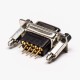 9 Pin D sub Connector Female Straight Machined Pin Through Hole for PCB Mount 9 Pin D sub Connector Female Straight Machined Pin Through Hole for PCB Mount