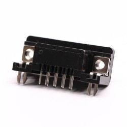 9 Pin D Sub Female Connector Right Angle Staking Type for PCB Mount